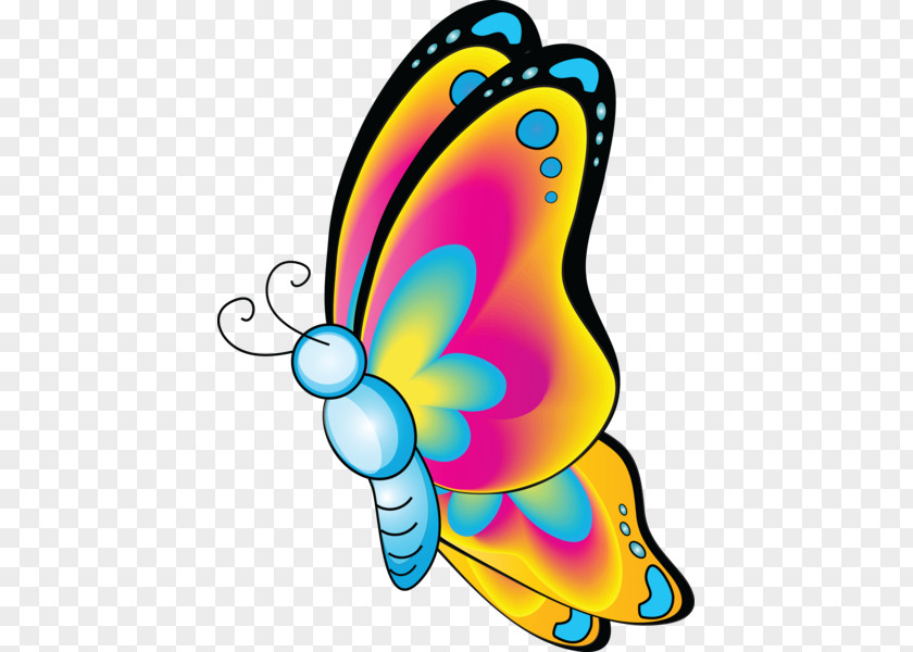 Cartoon Butterfly Clip Art PNG