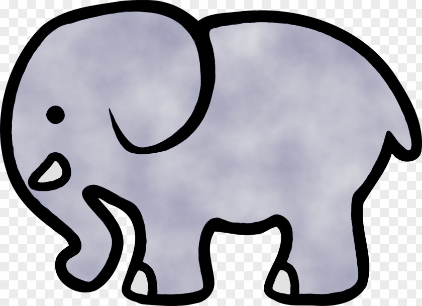 Elephant Clip Art Cartoon Image Illustration PNG