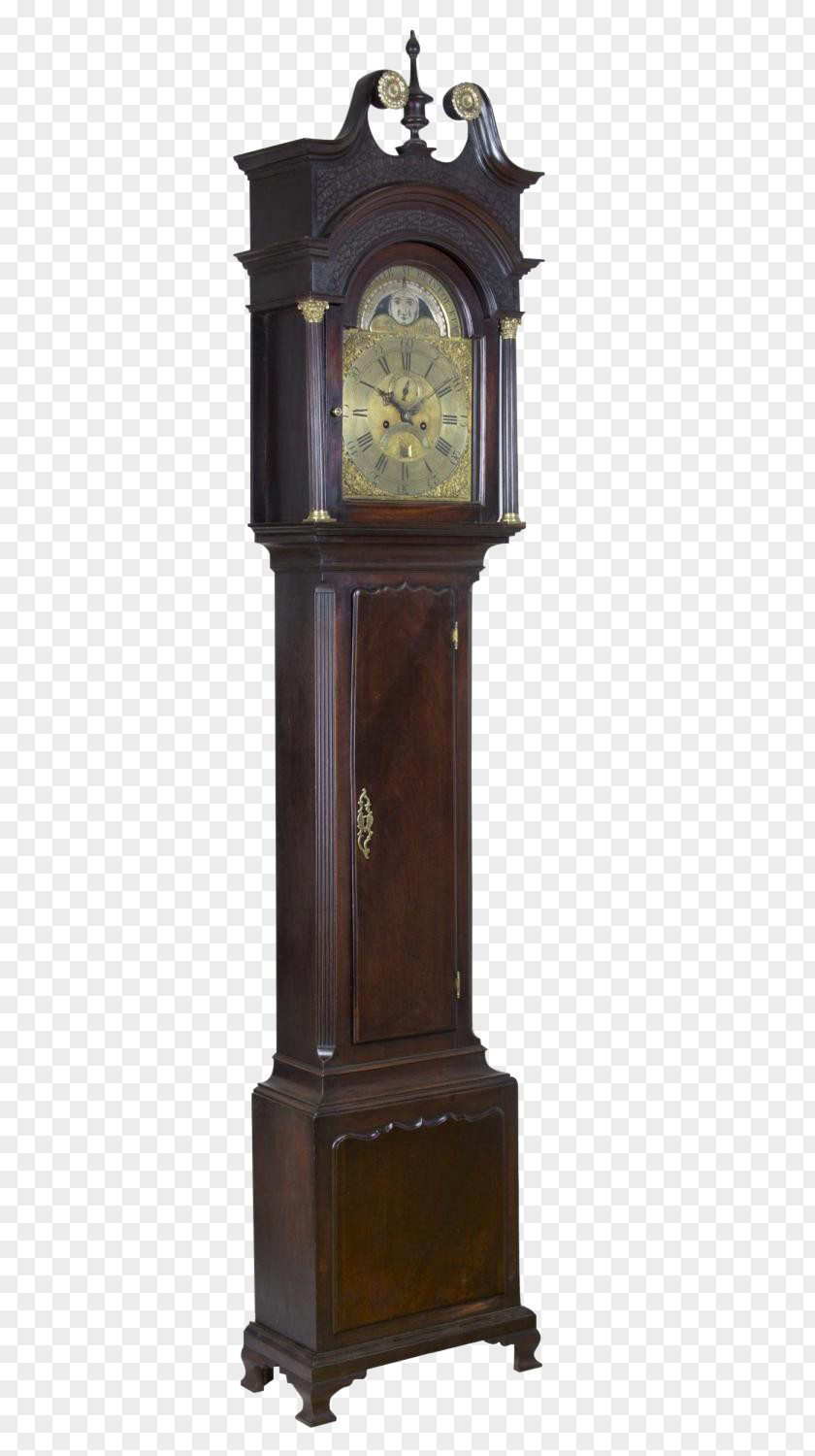 Mahogany Floor & Grandfather Clocks Pendulum Antique PNG