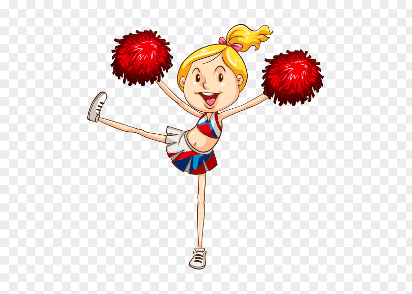 Smile Pompom Cartoon Cheerleading Pom-pom PNG