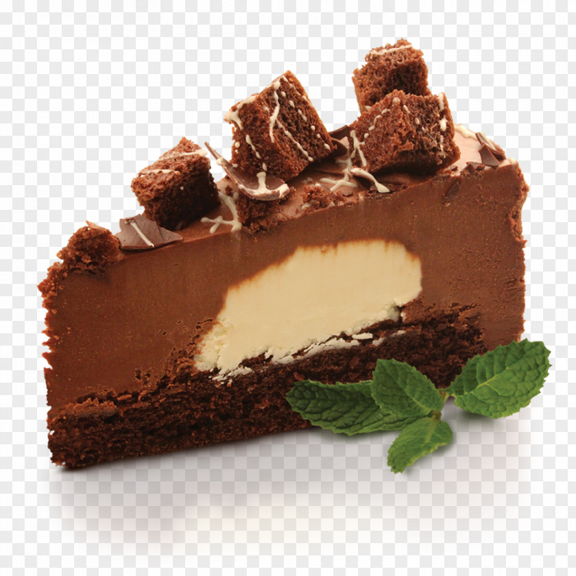 Chocolate Brownie Torte Truffle Flourless Cake PNG