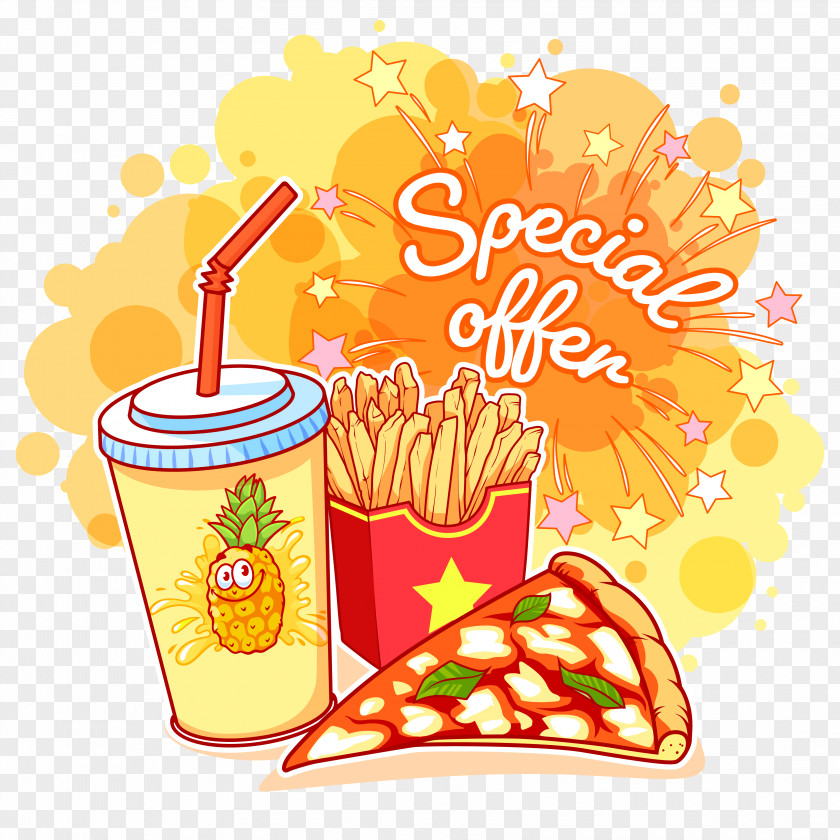 Fries Packages Fast Food Hamburger French Pizza Fried Chicken PNG