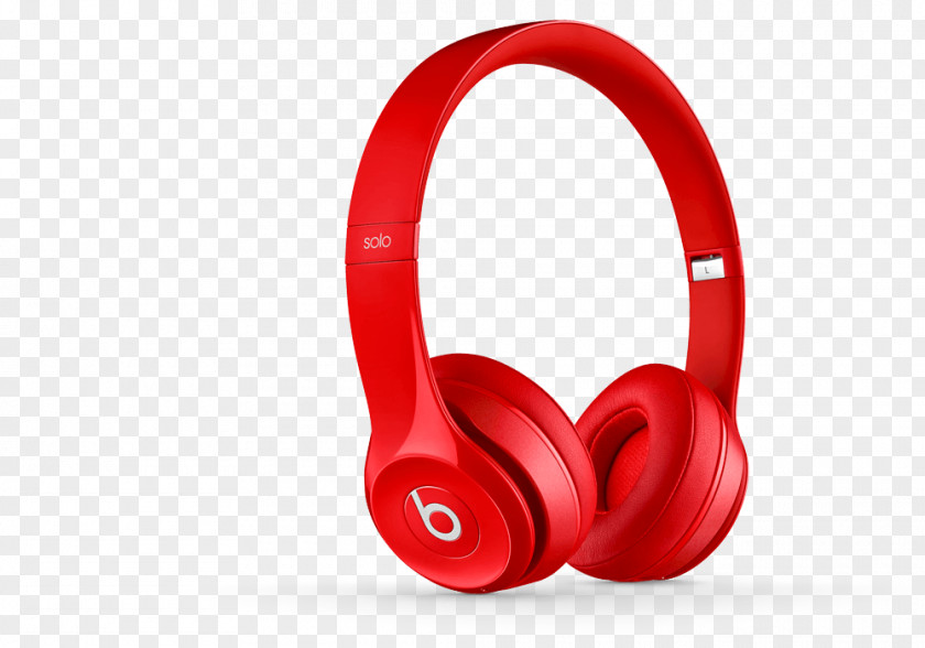 Headphones Beats Solo 2 Electronics Wireless Product Red PNG