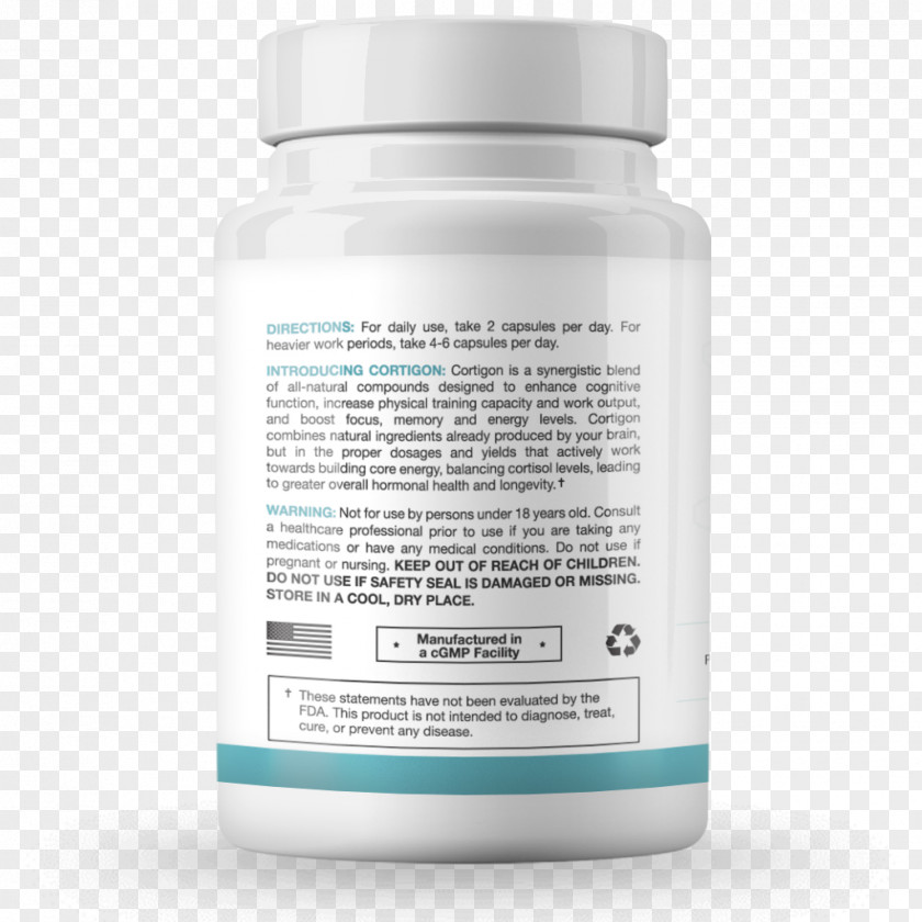 Health Dietary Supplement Cortisol Testosterone Nootropic Nutraceutical PNG