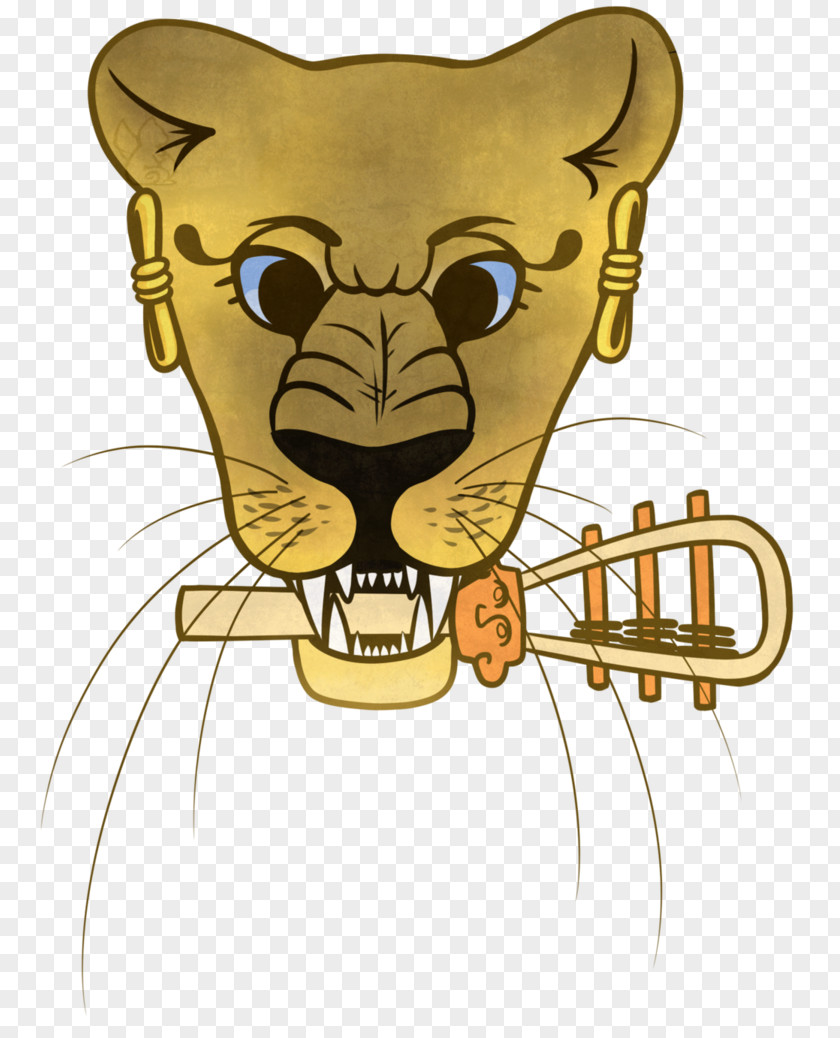 Lion Tiger Whiskers Cat PNG