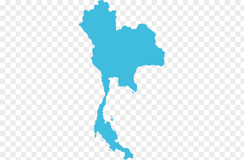 Map Thailand Vector PNG
