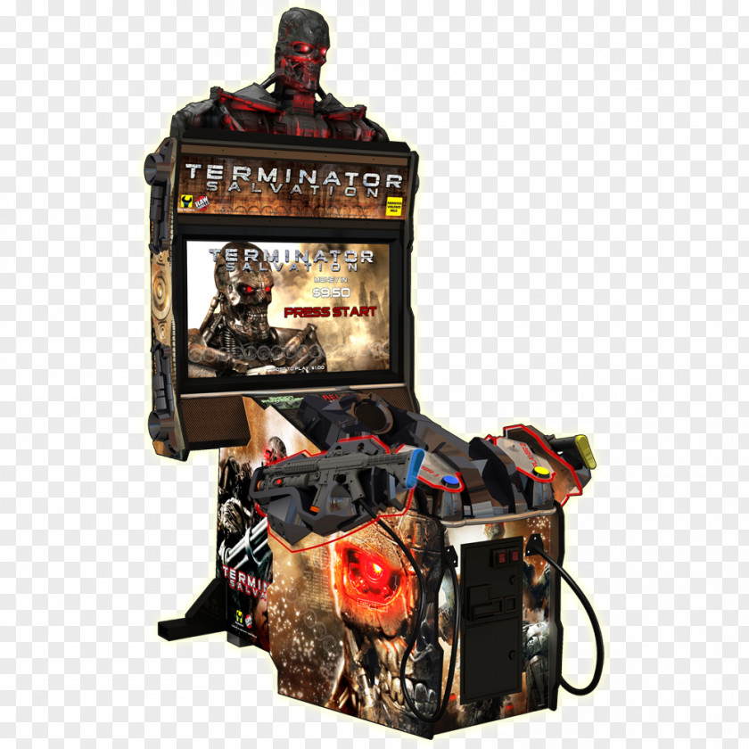 Realism Of Terminator Salvation Arcade Game Video Amusement Raw Thrills PNG