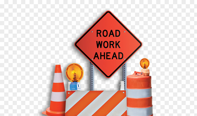 Road Traffic Control Sign Roadworks Architectural Engineering PNG