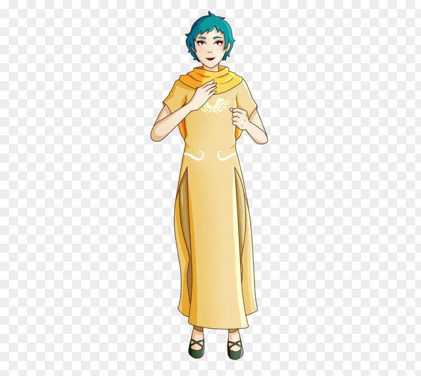 Seer Gown Robe Cartoon Character PNG