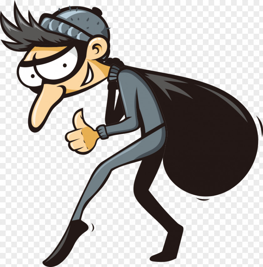 Thief Silhouette Theft Clip Art Vector Graphics Robbery PNG