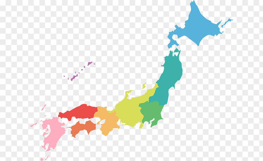 Map Japanese Archipelago Vector Tokyo World PNG