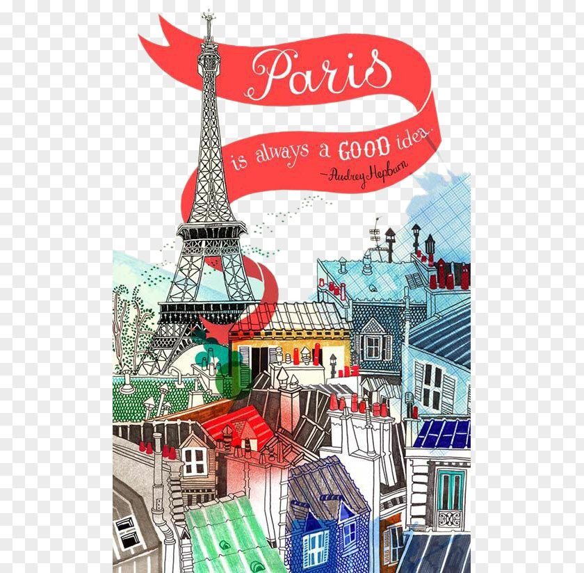 Paris Views Is Always A Good Idea. Drawing Art Illustration PNG