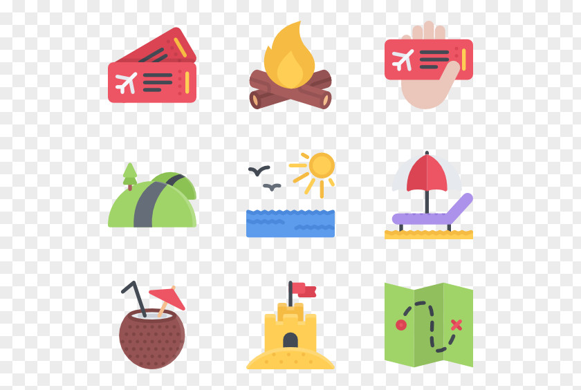 Beach Camp Clip Art Product Design Line PNG