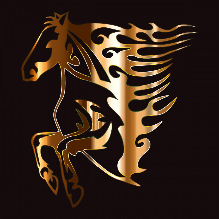 Gold Horse Cliparts Horseshoe Clip Art PNG