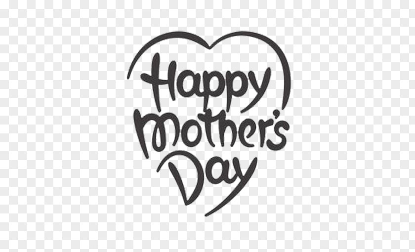Happy Mothers' Day Father's Lettering Clip Art PNG