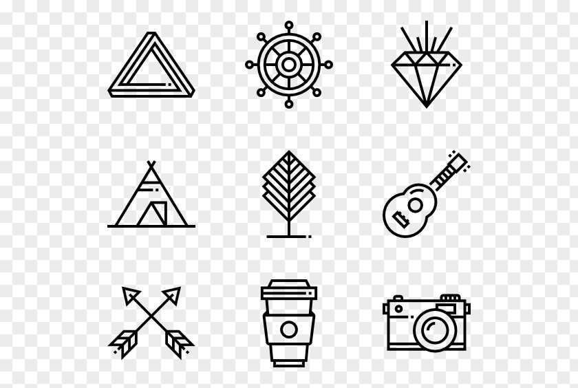 Hipster Vector PNG