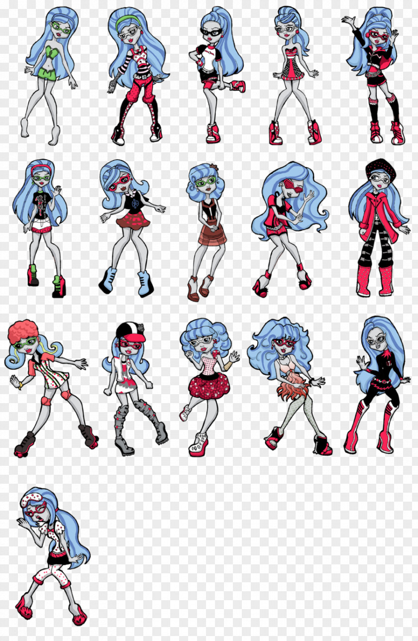 Monster High Ghoul Spirit High: Doll Drawing Fan Art PNG