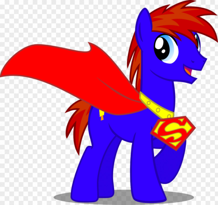 Superman Pony Rail Transport Art Luna Eclipsed PNG