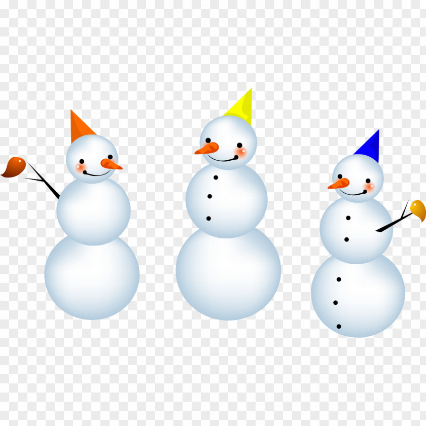 Three Snowman PNG