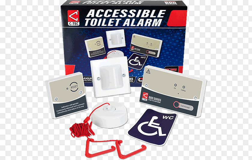 Accessible Toilet Disability Alarm Device Fire Protection PNG