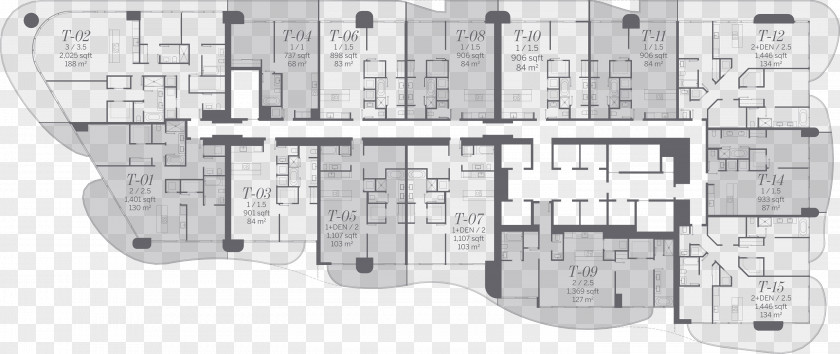 Building Brickell Flatiron Floor Plan Trump International Hotel & Tower® Chicago PNG