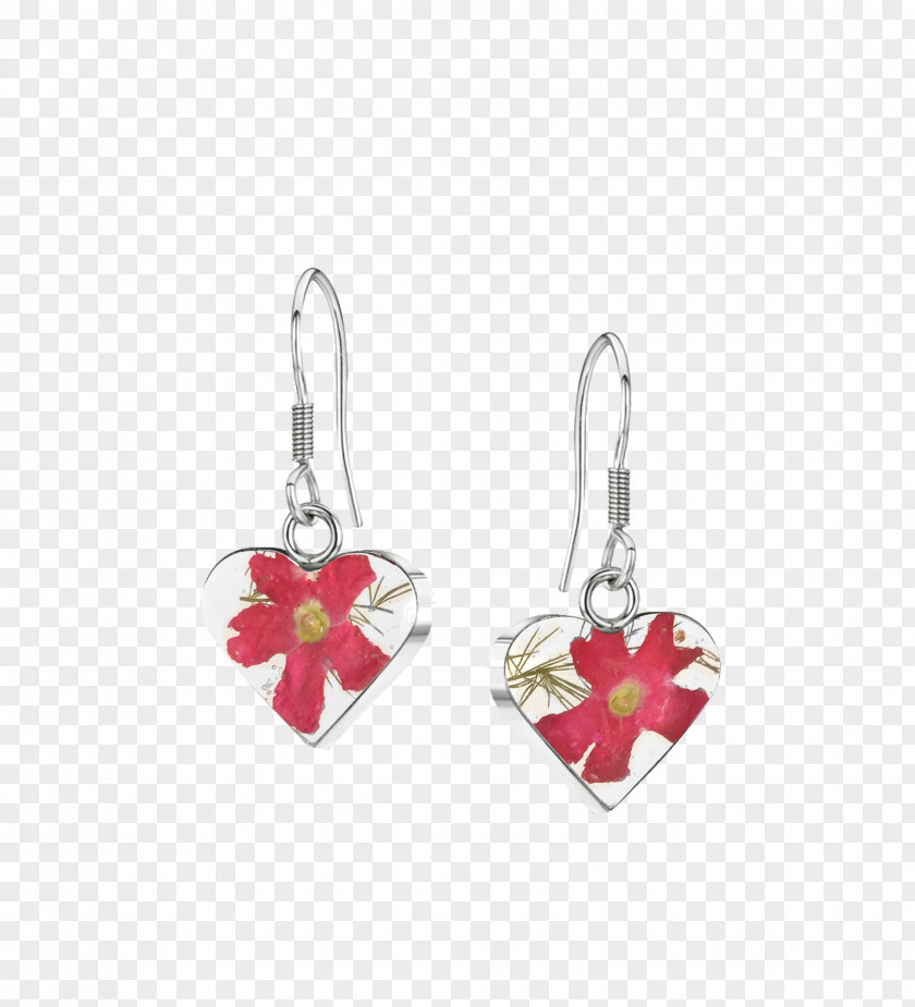 Flower Jewelry Earring Jewellery Sterling Silver PNG