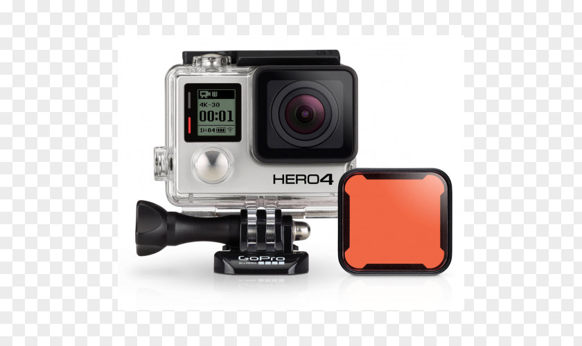GoPro HERO4 Silver Edition Photographic Filter Camera Black PNG