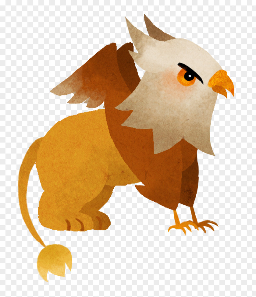 Griffin Creature Owl Dog Fauna Clip Art PNG