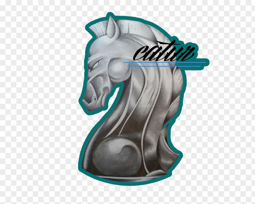 Horse Mammal Figurine Turquoise PNG