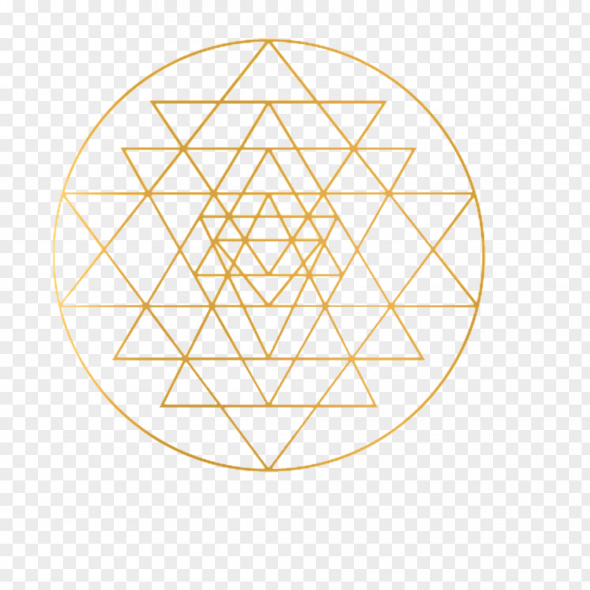 Lakshmi Sri Yantra Sacred Geometry Mandala PNG