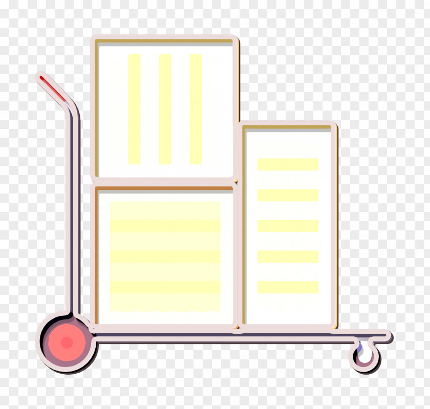 Shelf Furniture Box Icon Packing Management PNG