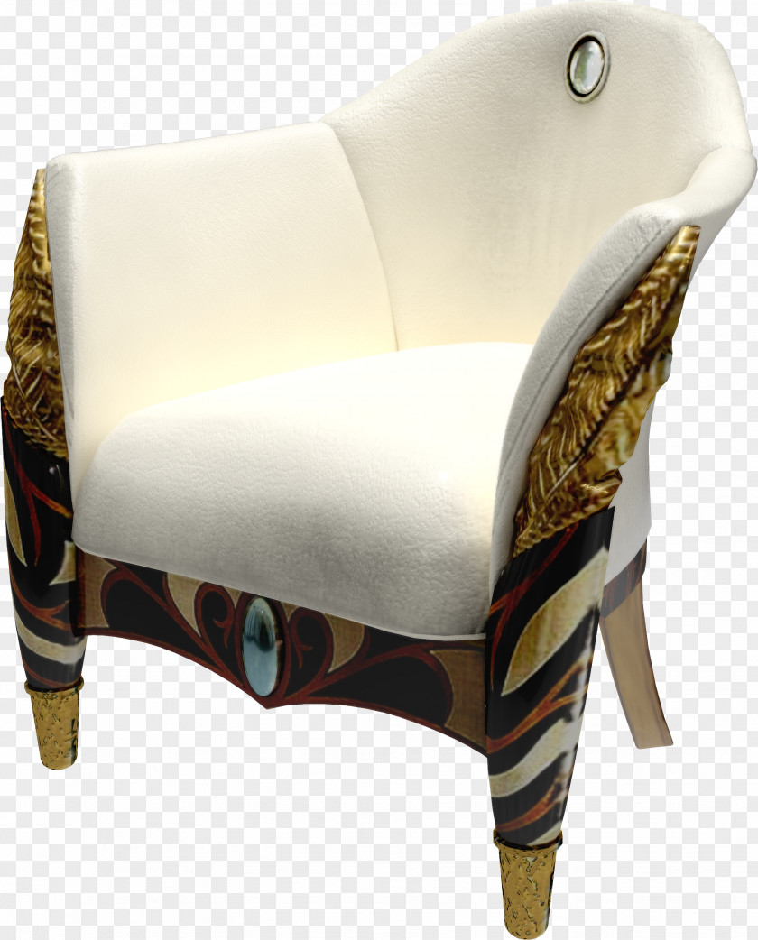 White Armchair Image Chair Table Furniture PNG