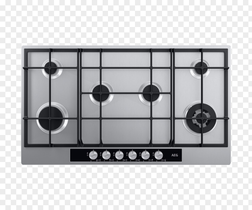 Cooking Gas Hob Burner Stainless Steel Stove PNG