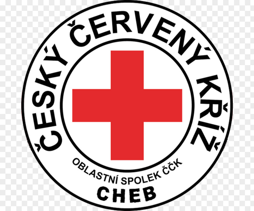 Czech Red Cross Organization Voluntary Association Logo Cheb PNG