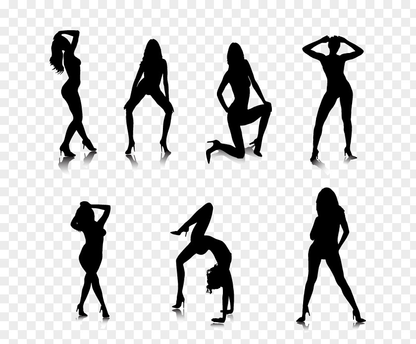 Silhouette Woman Exotic Dancer PNG dancer, clipart PNG