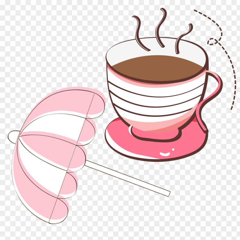 Afternoon Graphic Tea Design Clip Art Image PNG