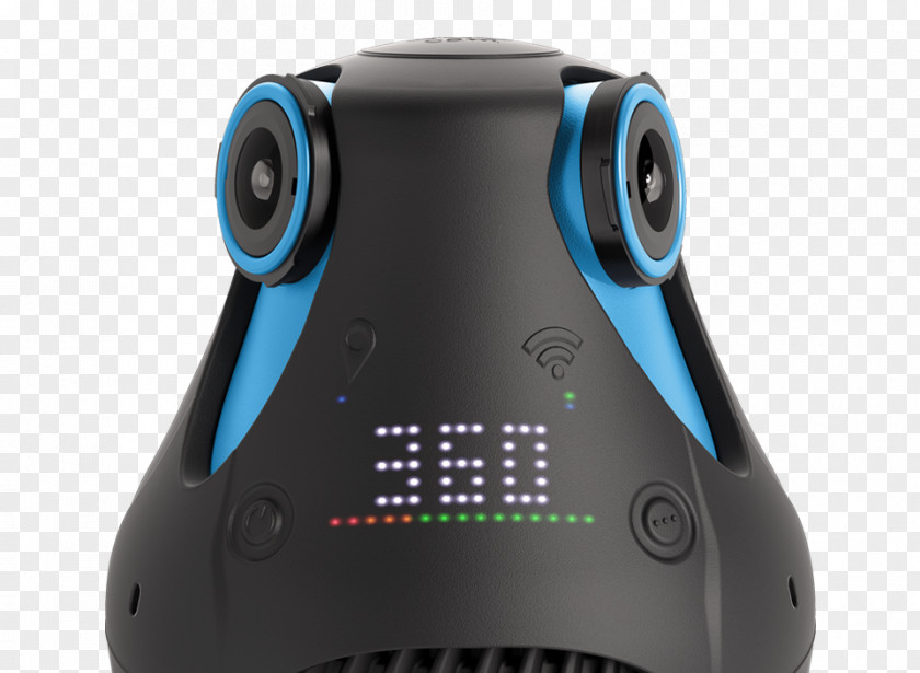 Camera GIROPTIC 360CAM Omnidirectional Immersive Video Light PNG