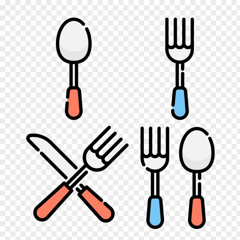 Flatware Knife Cutlery Fork Kitchen Utensil PNG