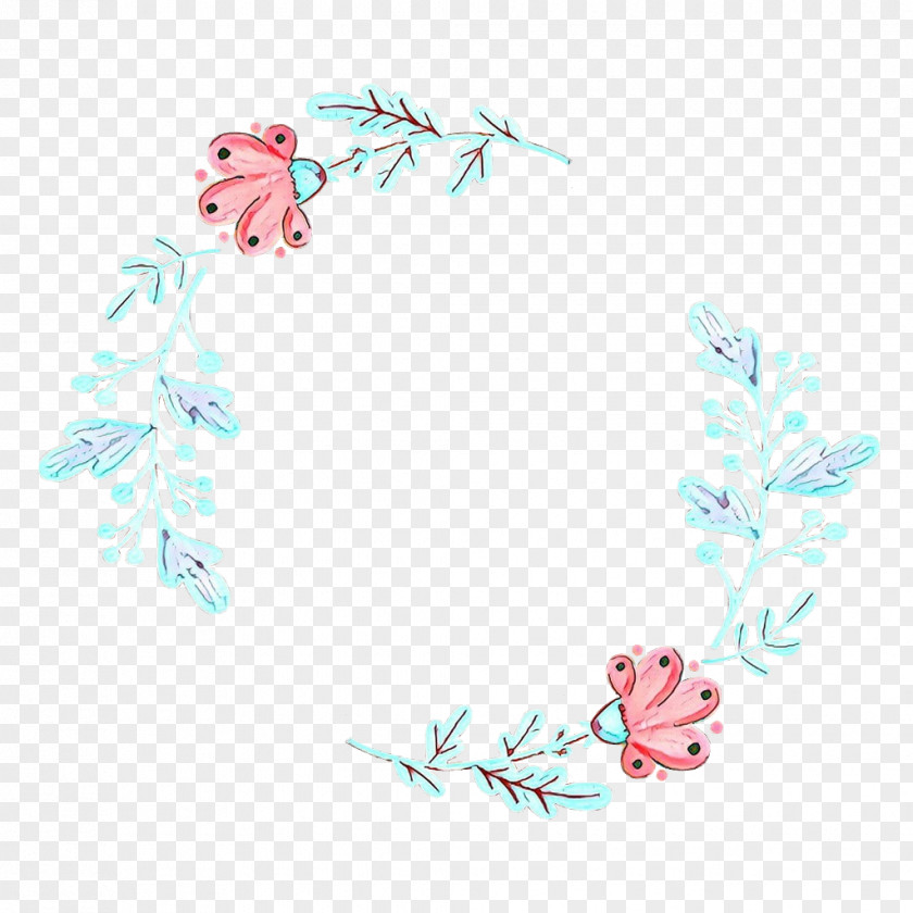 Petal Pattern Floral Design Pink M PNG