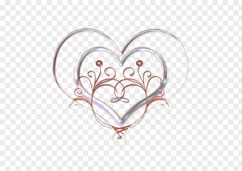 Pink Love Decoration Heart PNG