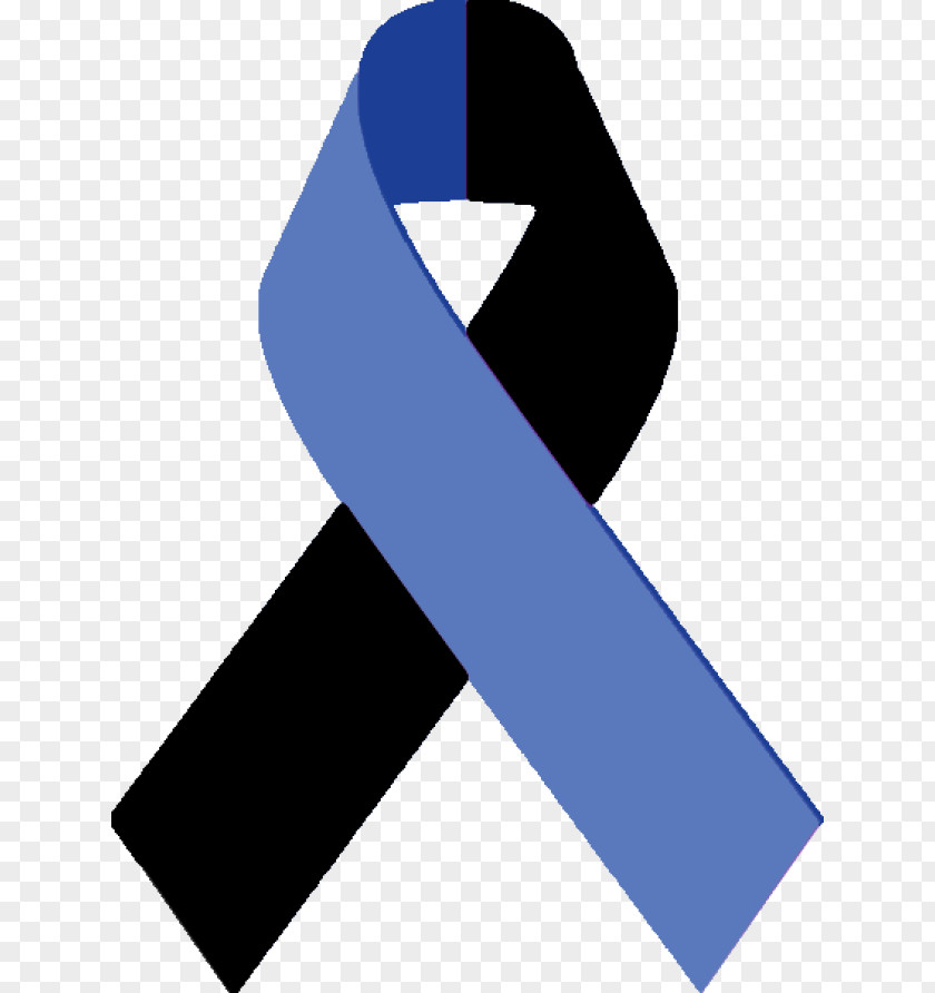 White Ribbon Awareness Black Blue Clip Art PNG
