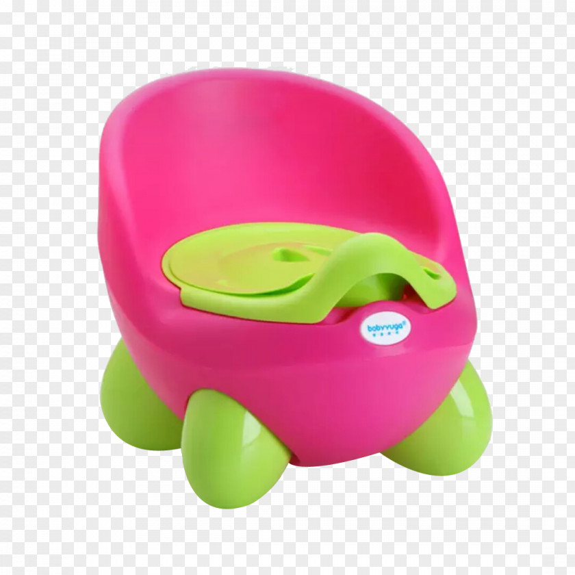 Pink Green Toilet Training Potty Chair Fuchsia Child PNG