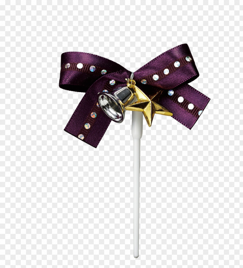 RIBBON PURPLE Bow Tie PNG
