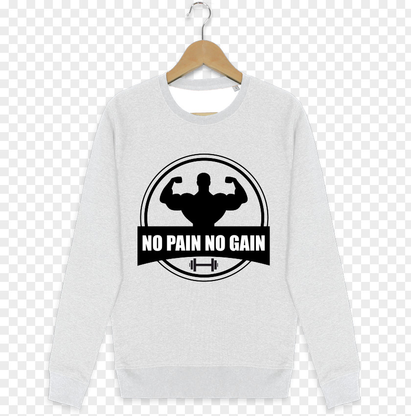 T-shirt Hoodie Long-sleeved Weight Training PNG