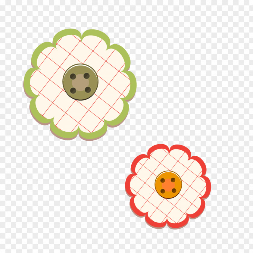 Cartoon Flowers Type Buttons Download Text Box Icon PNG