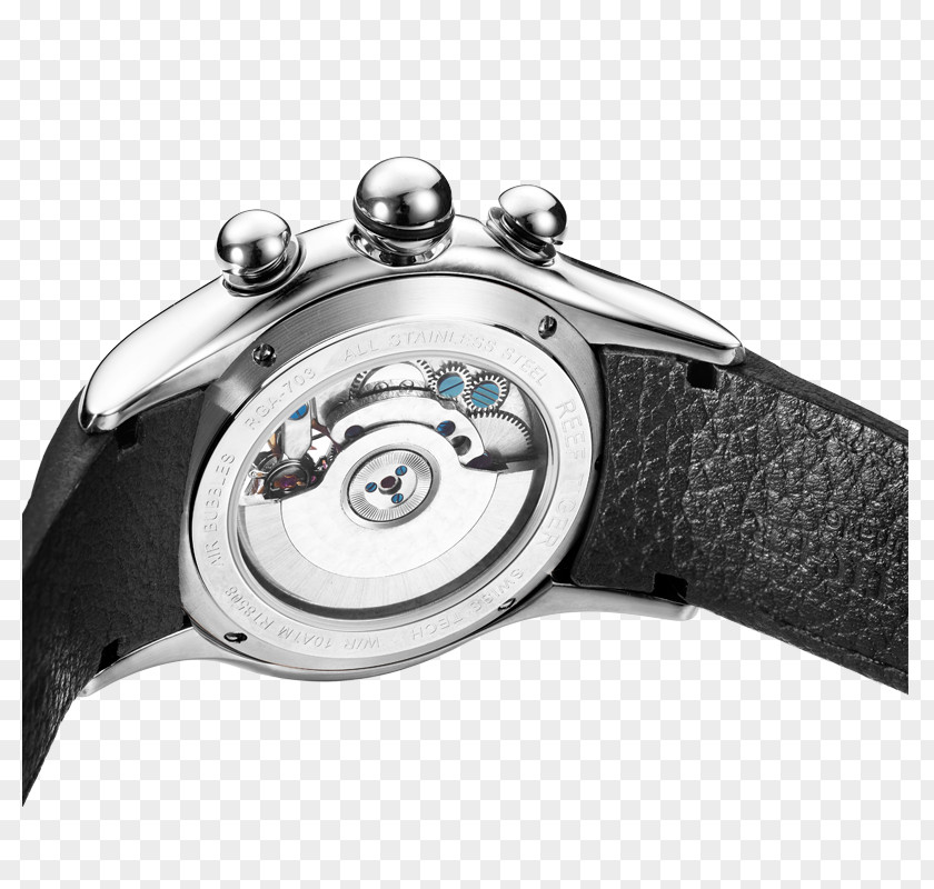 Curve Ring Automatic Watch Tourbillon Quartz Clock Skeleton PNG
