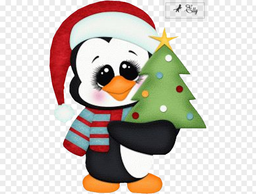 Penguin Christmas Ornament Scrapbooking Clip Art PNG