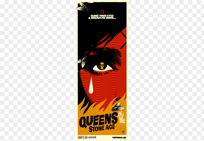 Queens Of The Stone Age Poster Victoria Villains World Tour Rated R PNG