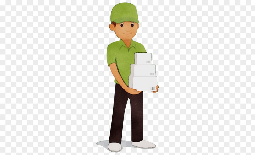 Uniform Headgear Standing Cartoon Job Construction Worker PNG