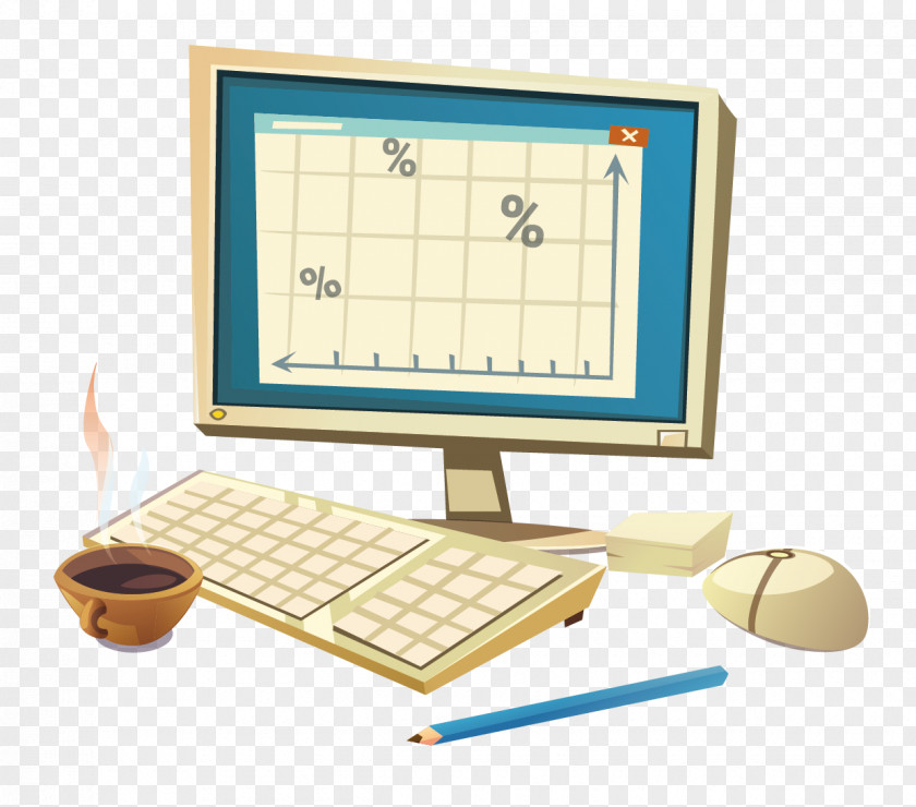 Vector Computer Mouse And Keyboard PNG